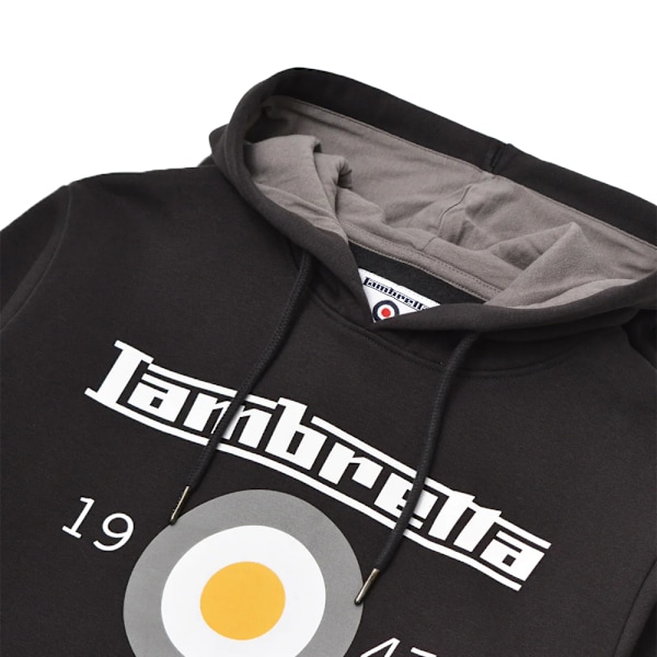 Lambretta Herr AW24 Target Hoodie 4XL Svart Black 4XL