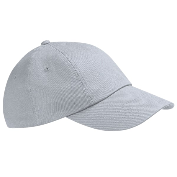 Beechfield Unisex Lågprofilerad Tung Bomullsborrkeps / Huvudbonad Grey (Light) One Size