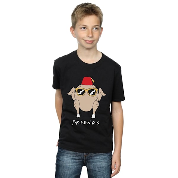 Friends Boys Sunglasses Turkey T-Shirt 9-11 År Svart Black 9-11 Years