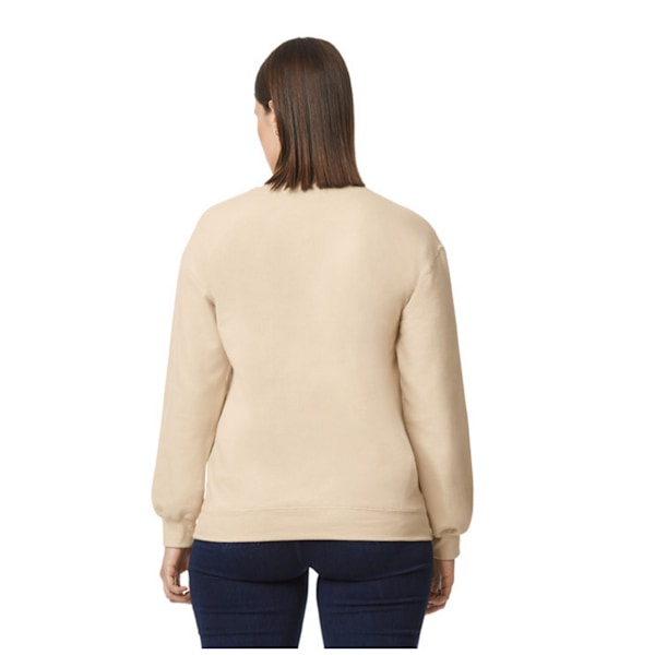 Gildan Softstyle Sweatshirt för män, mellanvikt, 4XL, sand Sand 4XL