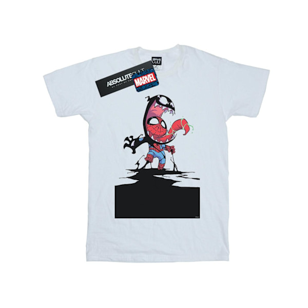 Marvel Boys Spider-Man Venom Cartoon T-shirt 9-11 år Vit White 9-11 Years