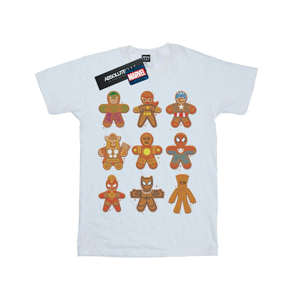 Marvel Dam/Damer Avengers Jul Pepparkaka Bomull Pojkvän White M