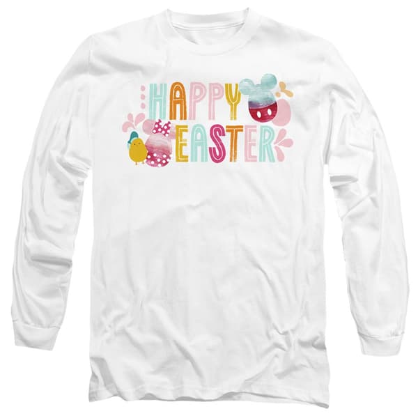 Mickey Mouse Unisex Vuxen Glad Minnie Mouse Akvarellägg E White M