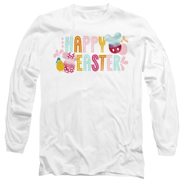 Mickey Mouse Unisex Vuxen Glad Minnie Mouse Akvarellägg E White XL