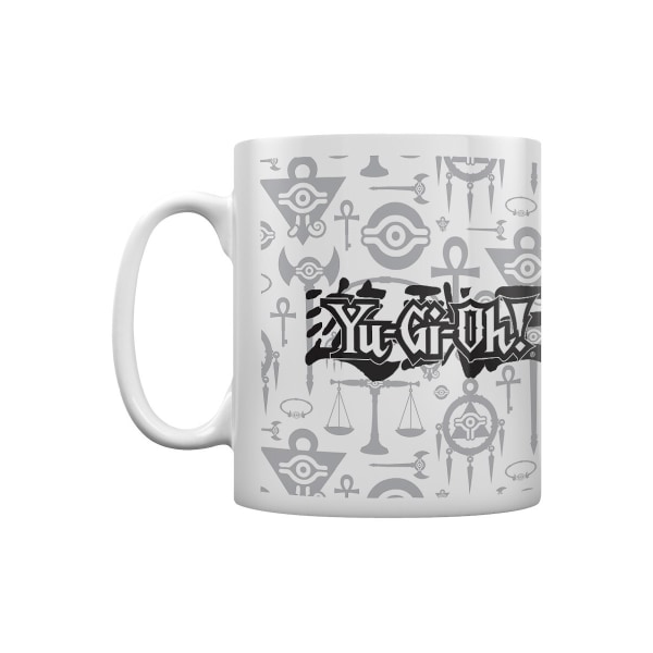 Yu-Gi-Oh! Logomugg One Size Vit/Grå/Svart White/Grey/Black One Size