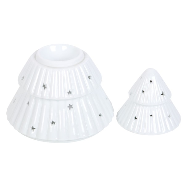 Något Annorlunda Julgran Oljebrännare En Storlek Vit White One Size