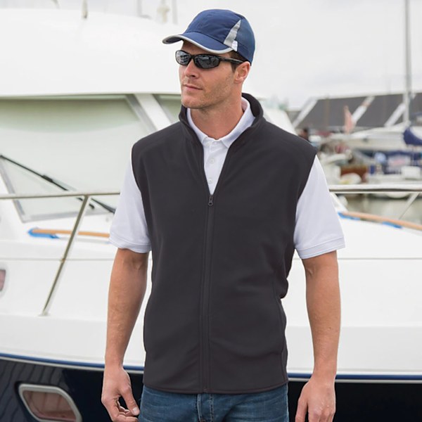Result Core Herr Micro Fleece Gilet M Svart Black M