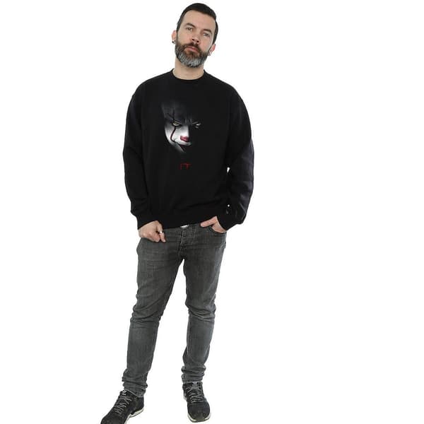 It Herr Pennywise Stirr Bomulls Sweatshirt L Svart Black L