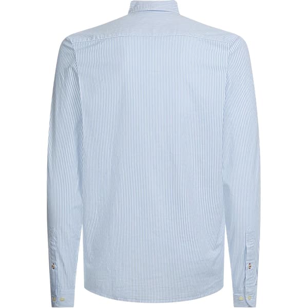 Tommy Hilfiger Herr 1985 Randig Flex Button-Down Skjorta M Blå Blue M