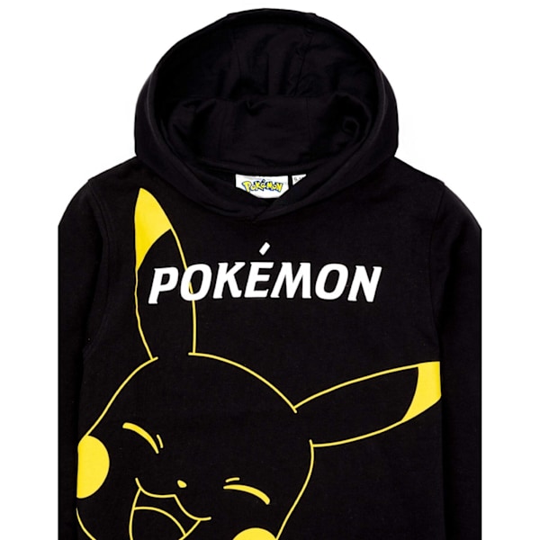 Pokemon Barn Hoodie Pikachu 7-8 År Svart Black 7-8 Years