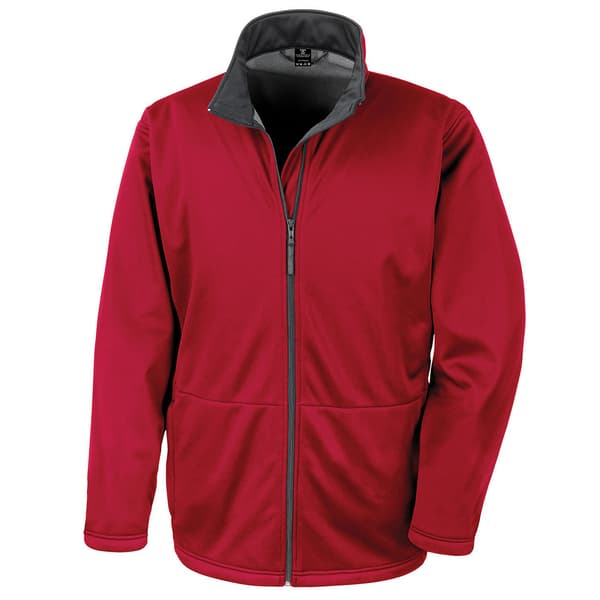 Result Core Herr Enfärgad Softshelljacka 3XL Röd Red 3XL