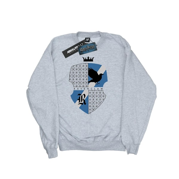 Harry Potter Dam/Kvinnor Ravenclaw Sköld Sweatshirt L Heather Heather Grey L