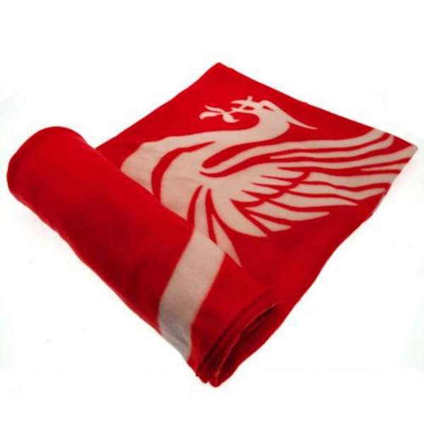 Liverpool FC Fleecefilt En Storlek Röd Red One Size