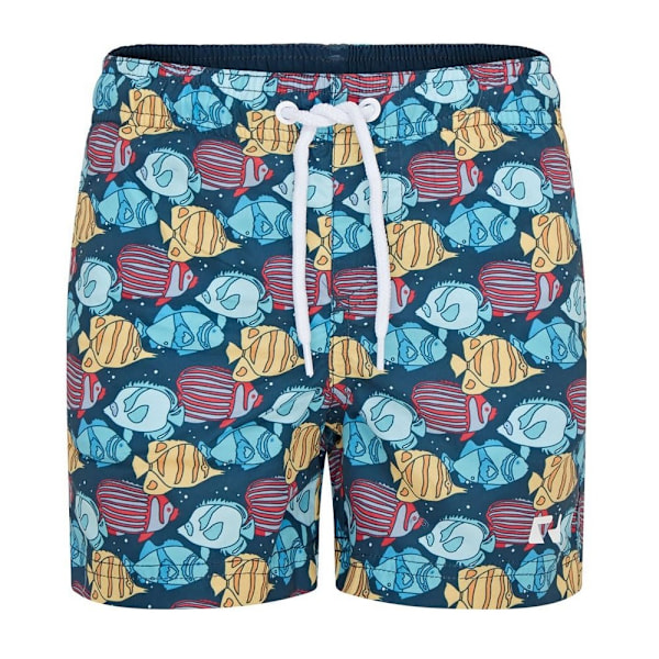 RIPT Essentials Pojkars Tropiska Fiskar Badbyxor 3-4 År Blå/Gul Blue/Yellow 3-4 Years