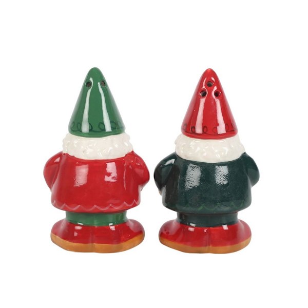 Something Different Gnome Salt and Pepper Shakers One Size Röd/ Red/Green/White One Size