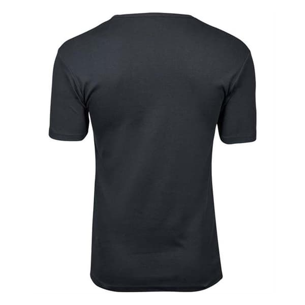 Tee Jays Herr Interlock Kortärmad T-shirt 2XL Mörkgrå Dark Grey 2XL