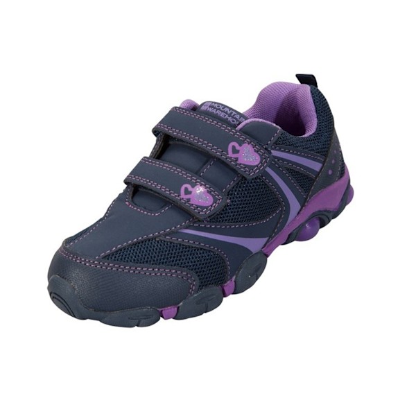 Mountain Warehouse Barn/Barn Light Up Träningsskor 11 UK Barn Purple/Navy 11 UK Child