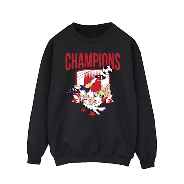 Looney Tunes Mens Lola Football Champions Sweatshirt 5XL Svart Black 5XL