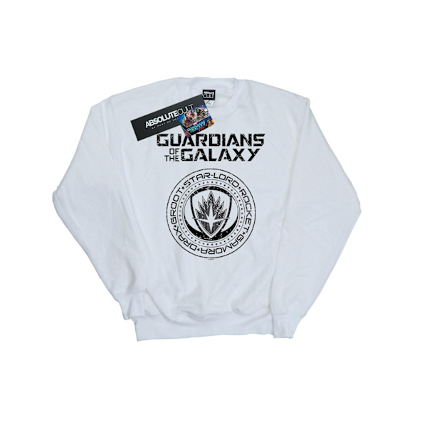 Marvel Herr Guardians Of The Galaxy Vol. 2 Distressed Seal Sweatshirt White M