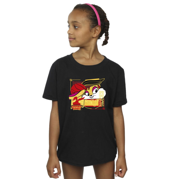Looney Tunes Girls Lola Rabbit Nyår T-shirt i bomull 3-4 år Black 3-4 Years