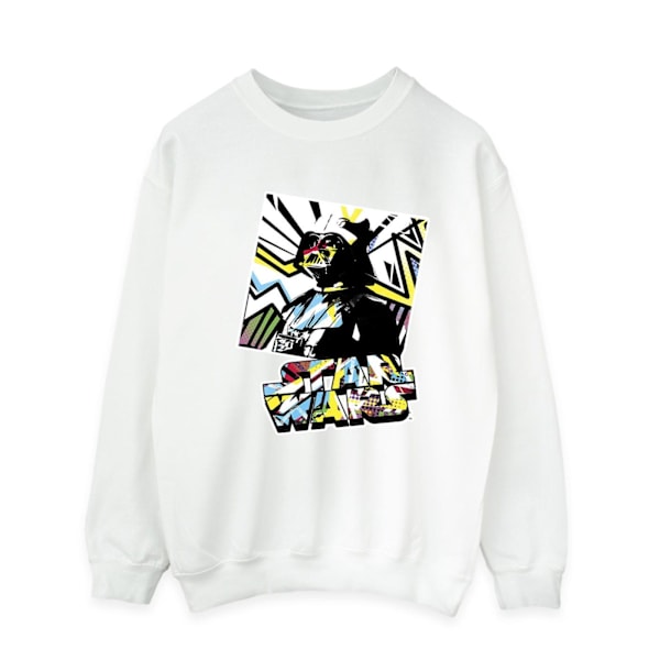 Star Wars Herr Vader Vattenfärg Pop Art Sweatshirt XXL Vit White XXL