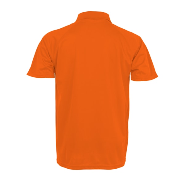 Spiro Unisex Vuxen Impact Performance Aircool Poloshirt M Flo Flo Orange M