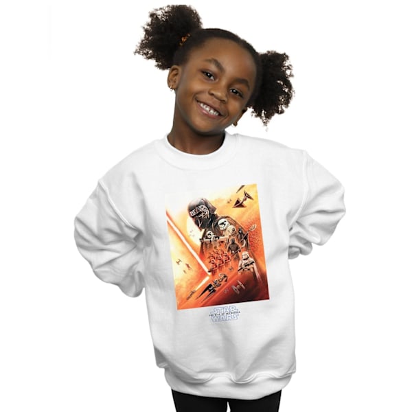 Star Wars: The Rise of Skywalker Girls First Order Poster Sweatshirt White 3-4 Years