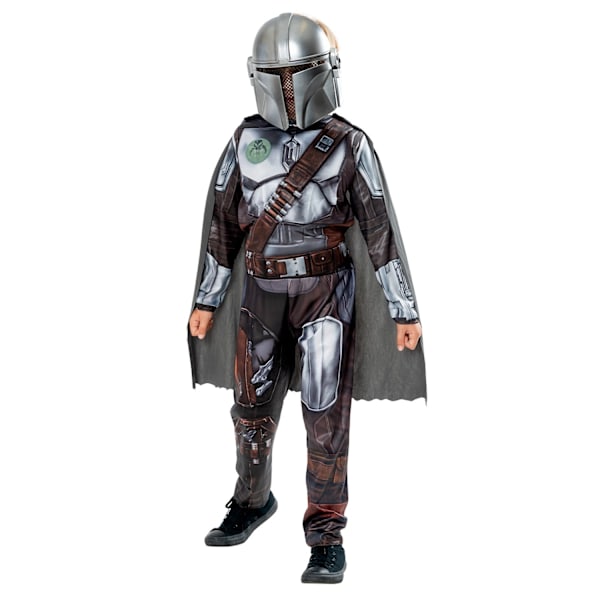 Star Wars: The Mandalorian Barnkostym för barn 10-12 år B Black 10-12 Years