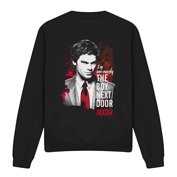 Dexter Unisex Vuxen Boy Next Door Sweatshirt S Svart Black S