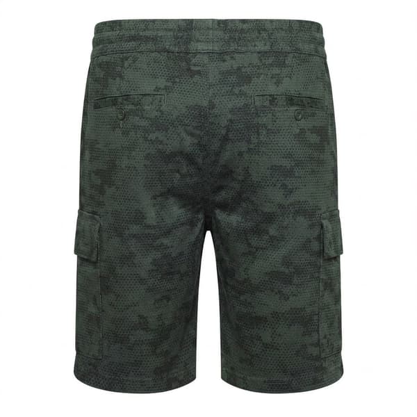 Crosshatch Herr Janscore Cargo Shorts med heltäckande tryck M Deep Oli Deep Olive M