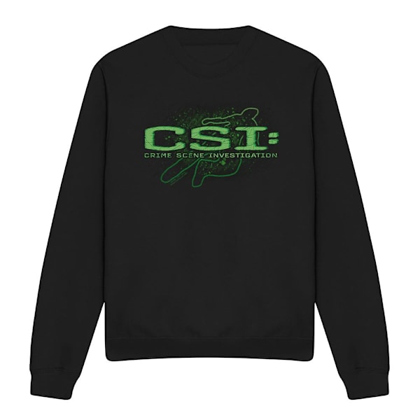CSI Unisex Vuxen Shadow Sketch Sweatshirt XL Svart Black XL