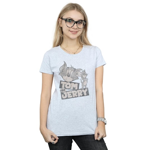 Tom och Jerry Dam/Dam Wink Bomull T-shirt M Sports Grey Sports Grey M