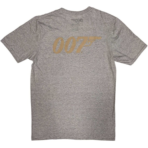 James Bond Unisex Vuxen No Time To Die Baktryck Logo T-shirt Grey M