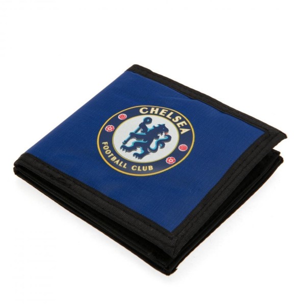 Chelsea FC Canvas Touch Fastening Wallet One Size Blå/Svart Blue/Black One Size