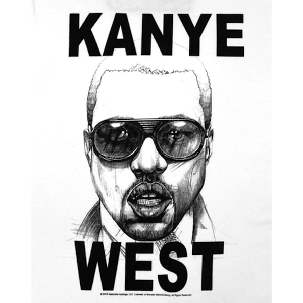 Amplified Dam/Kvinna Mercy Kanye West T-shirt One Size Vit White One Size