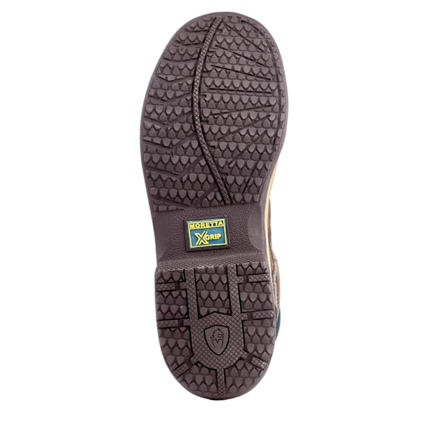 Moretta Dam/Damer Voltana XGRIP Buffelläder Lång Ridning Brown 4 UK Standard