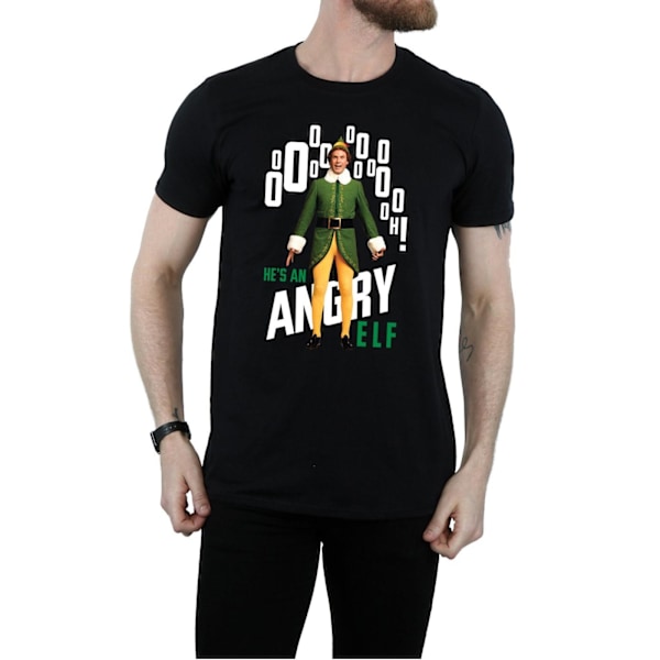 Elf Herr Angry Elf T-shirt L Svart Black L
