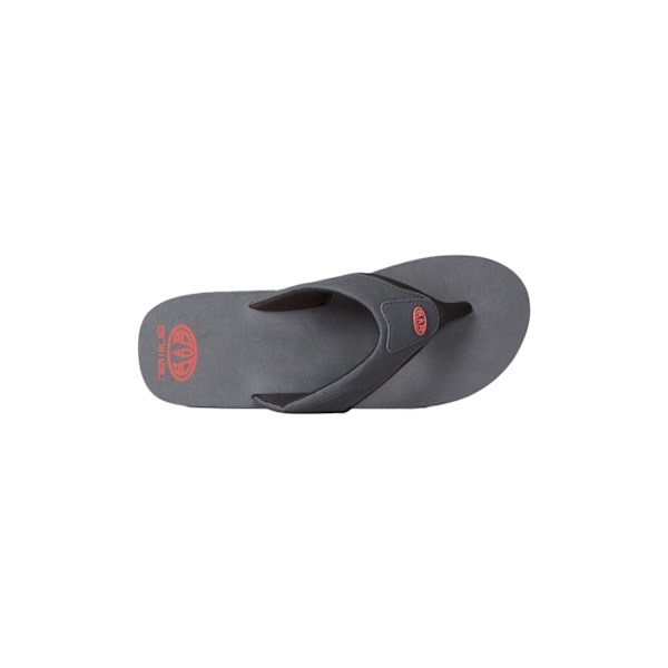 Animal Mens Jekyl Recycled Flip Flops 12 UK Mörkgrå Asphalt 12 UK