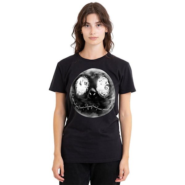 The Nightmare Before Christmas Unisex Vuxen Jack Skellington Ansikte Black L