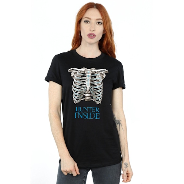 Supernatural Dam/Damer Hunter Inside Bomull Boyfriend T-Shi Black L