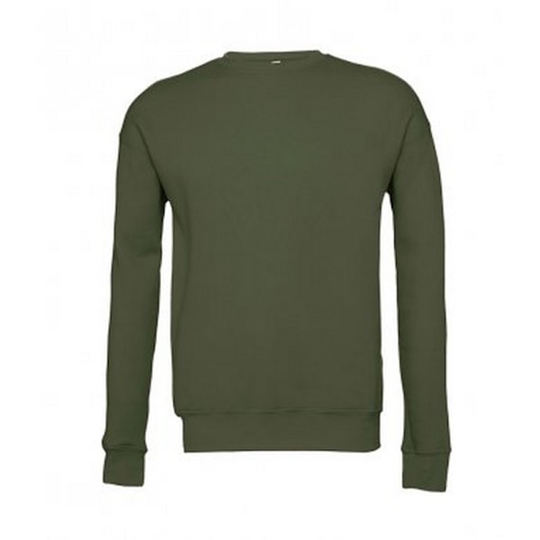 Bella + Canvas Unisex Drop Shoulder Sweatshirt M Militär Military Green M