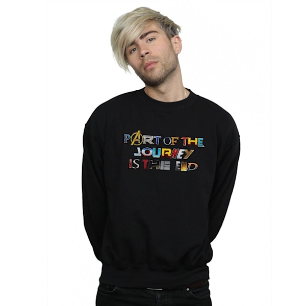 Marvel Mens Avengers Endgame Part Of The Journey Sweatshirt 4XL Black 4XL