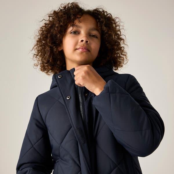 Regatta Barn/Kids Elryse Quilted Vadderad Jacka 3-4 År N Navy 3-4 Years