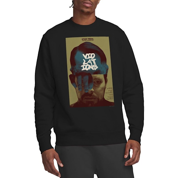 Star Trek Unisex Vuxen The Next Generation Säsong 5 Avsnitt 12 Black M