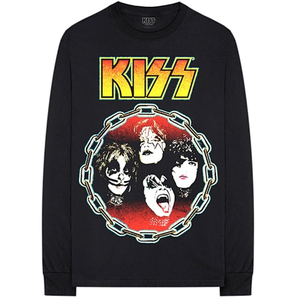 Kiss Unisex Vuxen Du Ville Ha Den Bästa Bomulls T-Shirt Med Långa Ärmar Black S