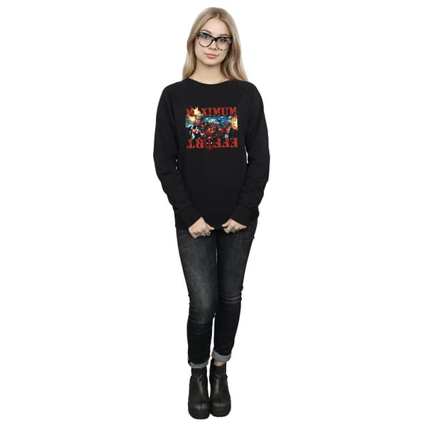 Marvel Dam/Dam Deadpool Maximum Effort Tröja M Svart Black M