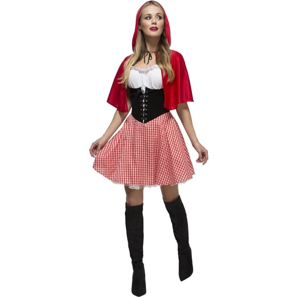 Rödluvan Dam/Damkostym L Röd Red L