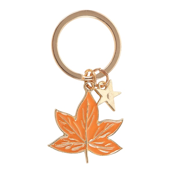 Something Different Autumn Magic Leaf Nyckelring One Size Guld/Ora Gold/Orange One Size