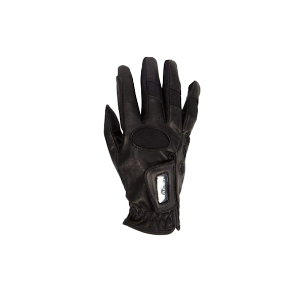 Dublin Unisex Läder Showjumping Ridhandskar Vuxna Xsmall B Black Adults Xsmall