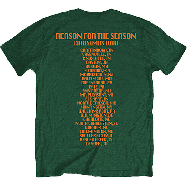 The Beach Boys Unisex Adult Xmas Album Bomull T-shirt L Grön Green L